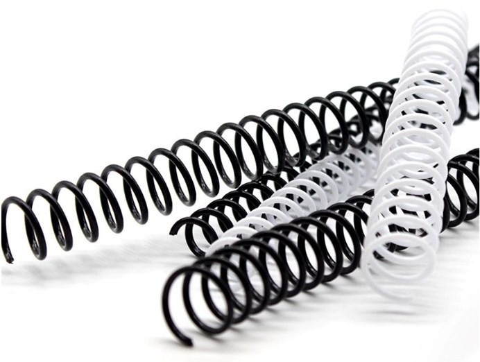 Plastic binding coils